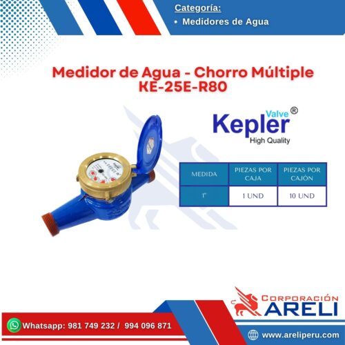 Medidor de Agua - Chorro Múltiple KE-25E-R80 Kepler