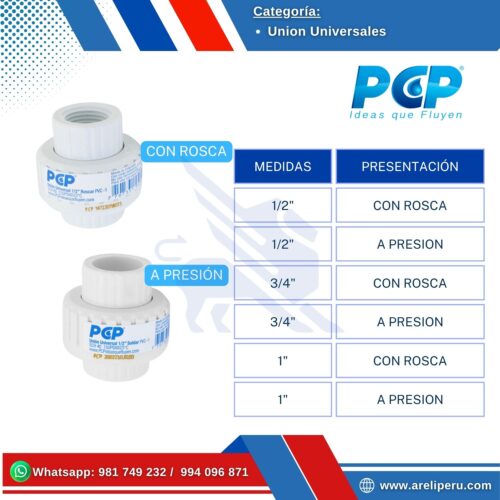 Uniones Universales PCP
