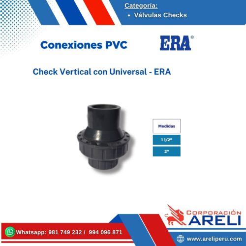 Check Vertical con Universal PVC - ERA