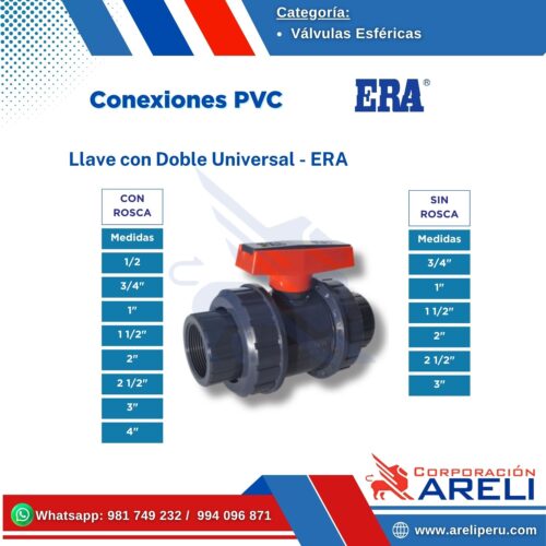 Llave Esferica con Doble Universal - ERA
