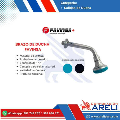 BRAZO DE DUCHA FAVINSA
