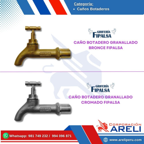 CAÑO BOTADERO GRANALLADO FIPALSA