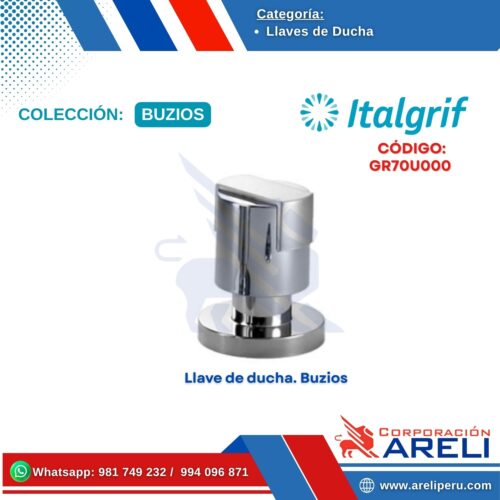 Llave de ducha Buzios - ITALGRIF