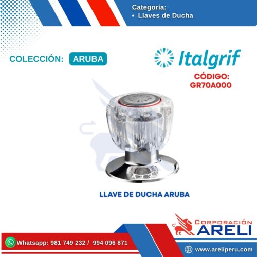 LLAVE DE DUCHA ARUBA - ITALGRIF