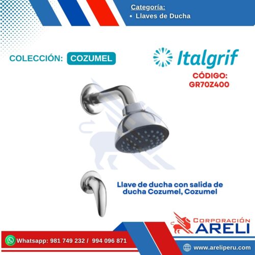 Llave de ducha con salida de ducha Cozumel, Cozumel - ITALGRIF