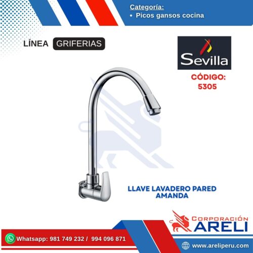LLAVE LAVADERO PARED AMANDA- SEVILLA