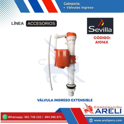 VÁLVULA INGRESO EXTENSIBLE SEVILLA