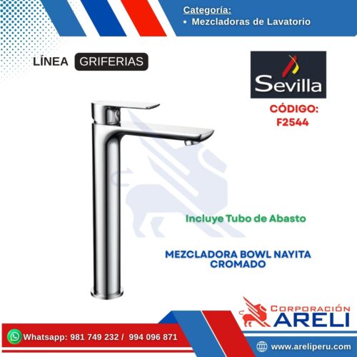 MEZCLADORA BOWL NAYITA CROMADO- SEVILLA