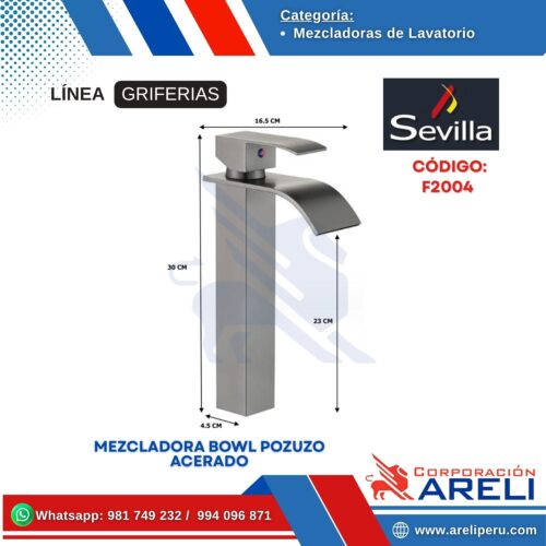 MEZCLADORA BOWL POZUZO ACERADO SEVILLA