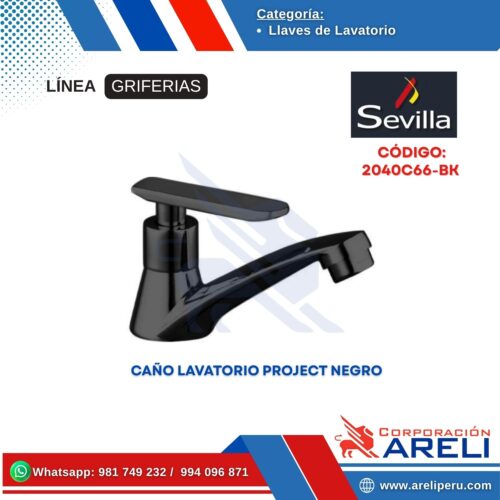CAÑO LAVATORIO PROJECT NEGRO SEVILLA