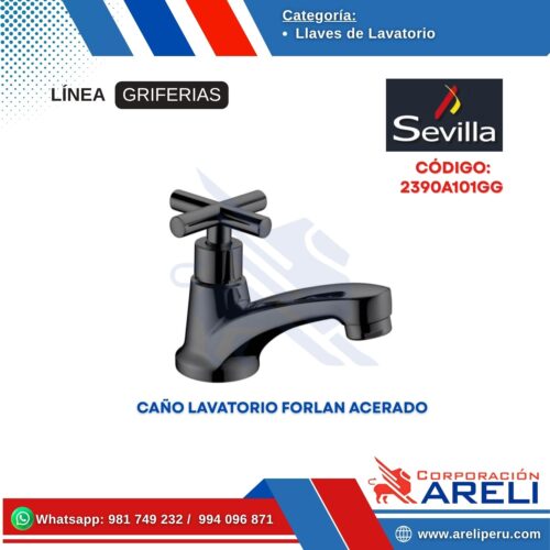CAÑO LAVATORIO FORLAN ACERADO SEVILLA